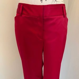 Express Red Satin Pants Size 10
